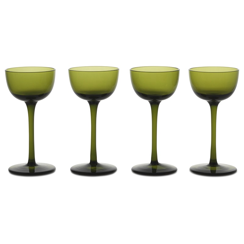 Host Likörglas 4-pack, Mossgrön