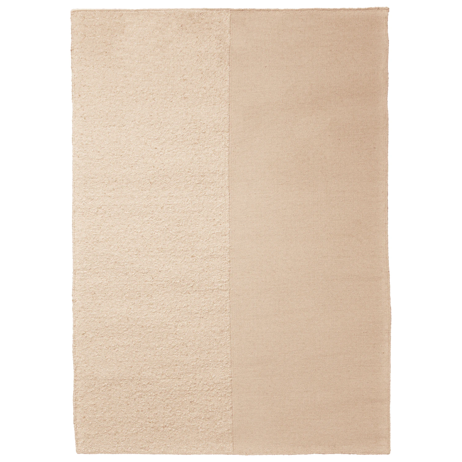 Ferm Living Kompliment Matta 140x200 Cm - Slätvävda mattor Ull Off-White