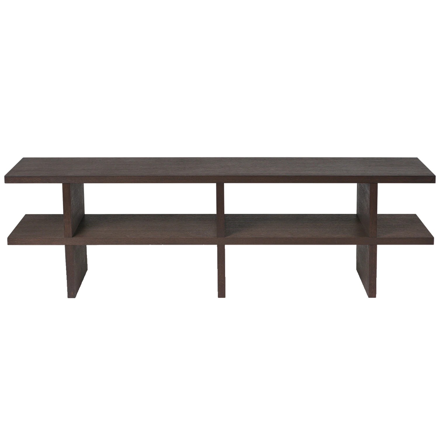 Ferm Living Kona B&auml;nk 34x138 Cm Dark Stained - B&auml;nkar Ekfan&eacute;r M&ouml;rkbetsad