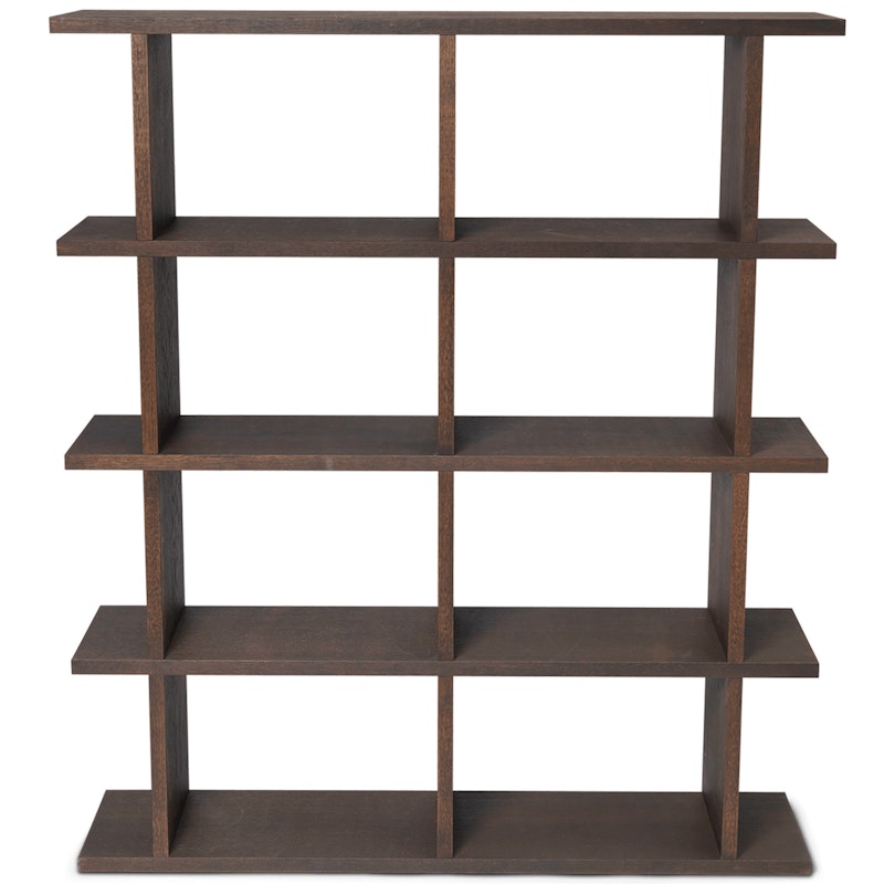 Kona Bokhylla 2x4, Dark Stained