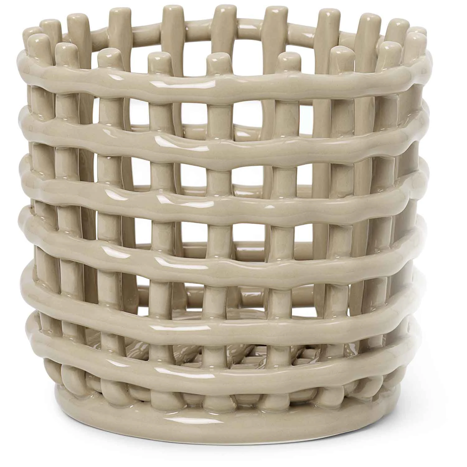 Ferm Living Korg 14,5 Cm - Korgar Keramik Cashmere