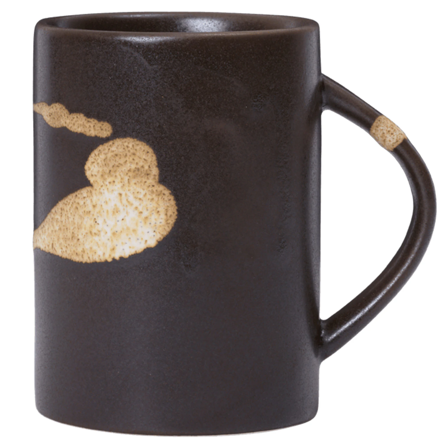 Ferm Living Koyo Kopp 30 Cl - Kaffekoppar Stengods M&ouml;rkbrun