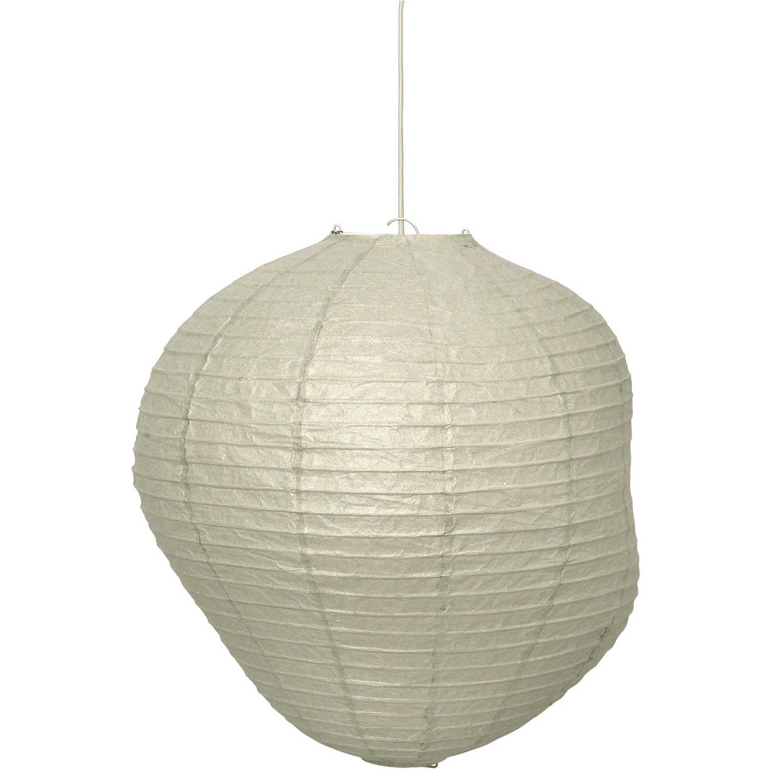 Ferm Living Kurbis Lampskärm 60 Cm - Lampskärmar Washipapper Dark sage