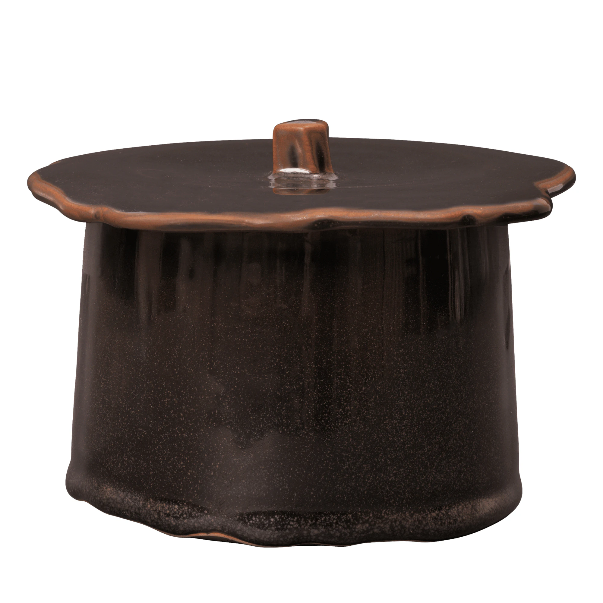 Ferm Living Marnen F&ouml;rvaringsburk - Dekorativa Accessoarer Stengods Carob Brown
