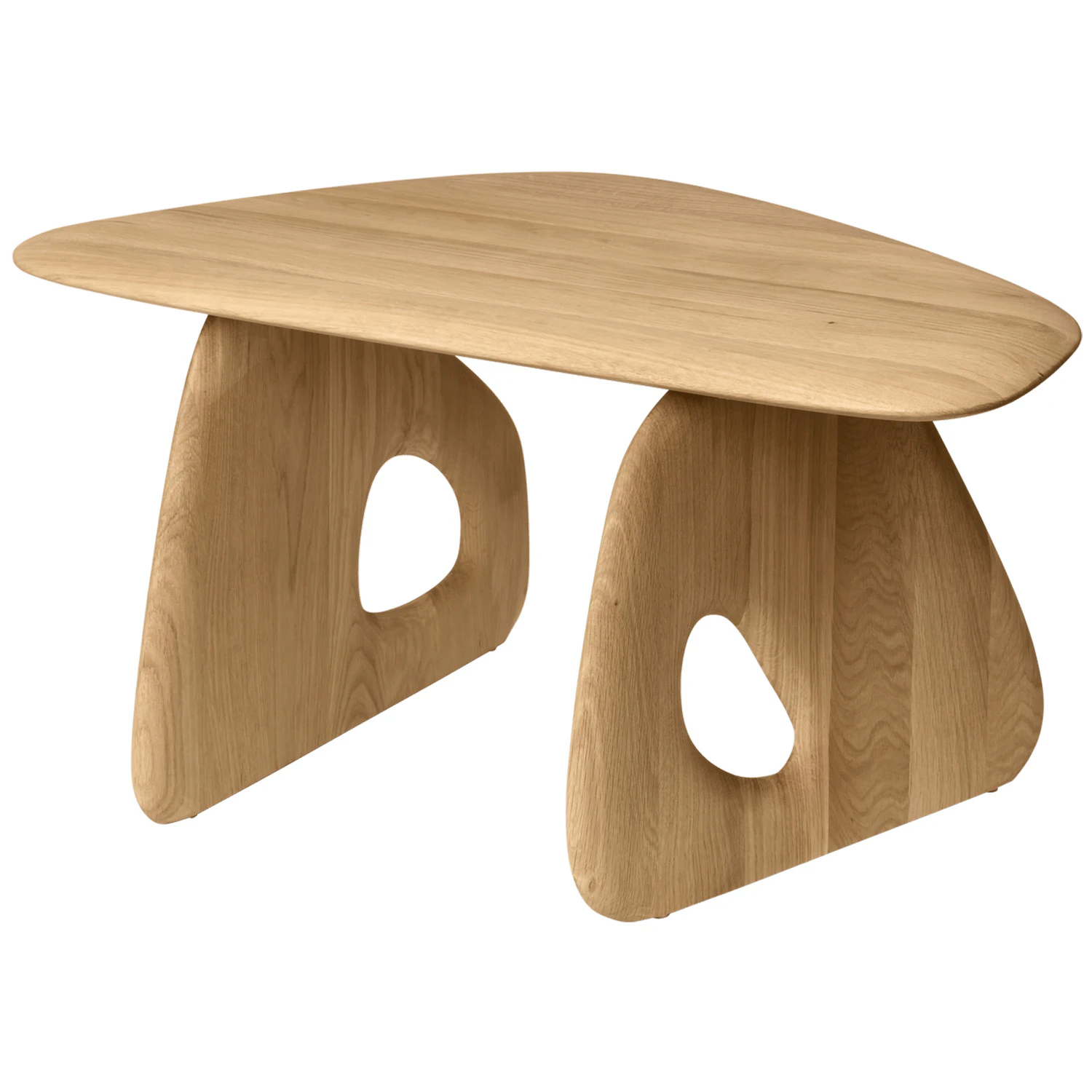 Ferm Living Oar Soffbord Naturlig Ek 70 Cm - Soffbord Oljad Ek Neutral Ek