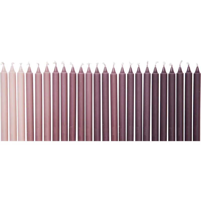 Ombre Ljus 24-pack, Dark Grape