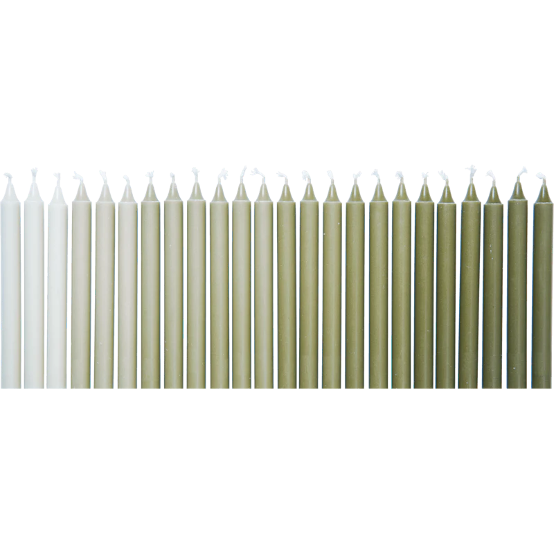 Ombre Ljus 24-pack, Khaki