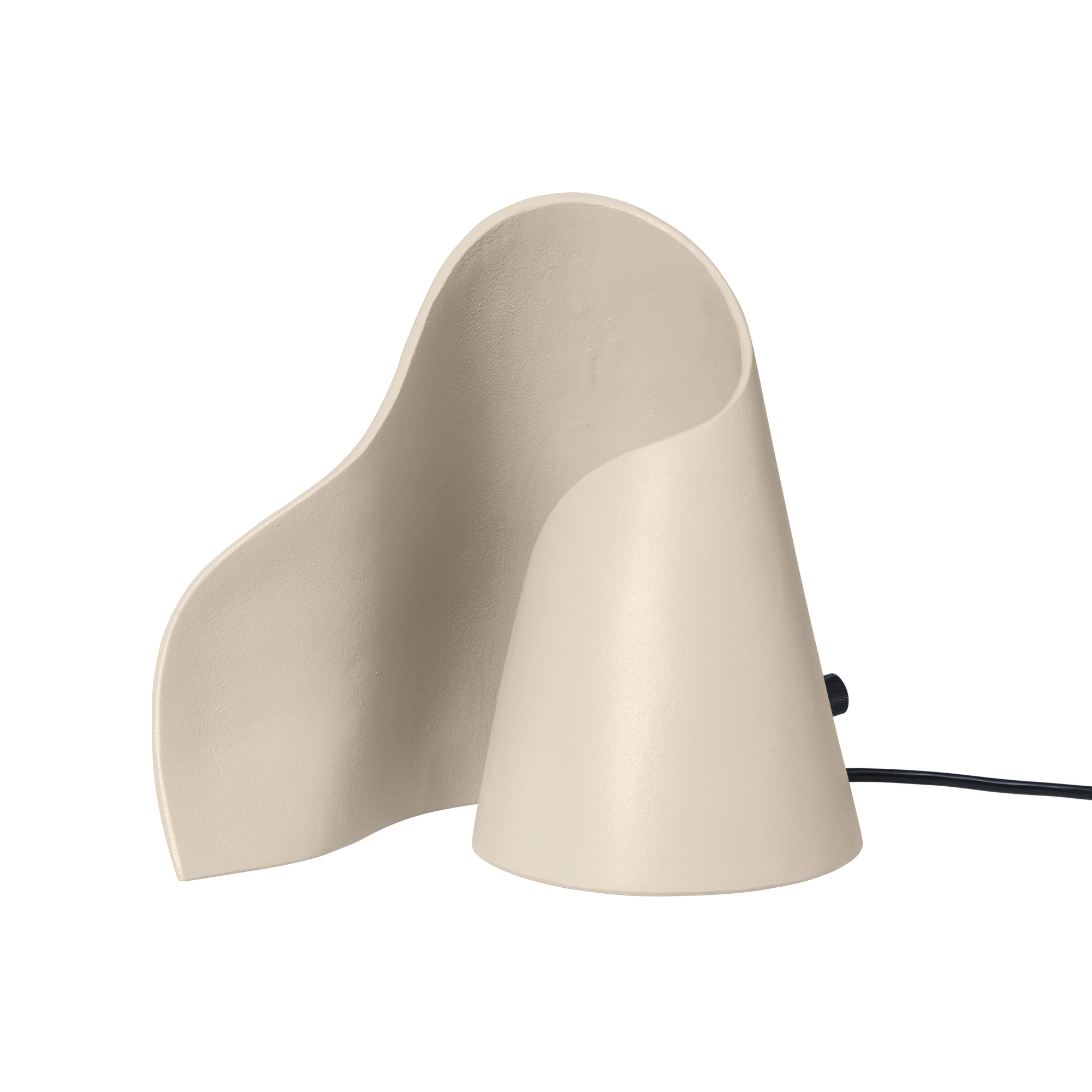 Ferm Living Oyster Bordslampa - Bordslampor Aluminium Cashmere