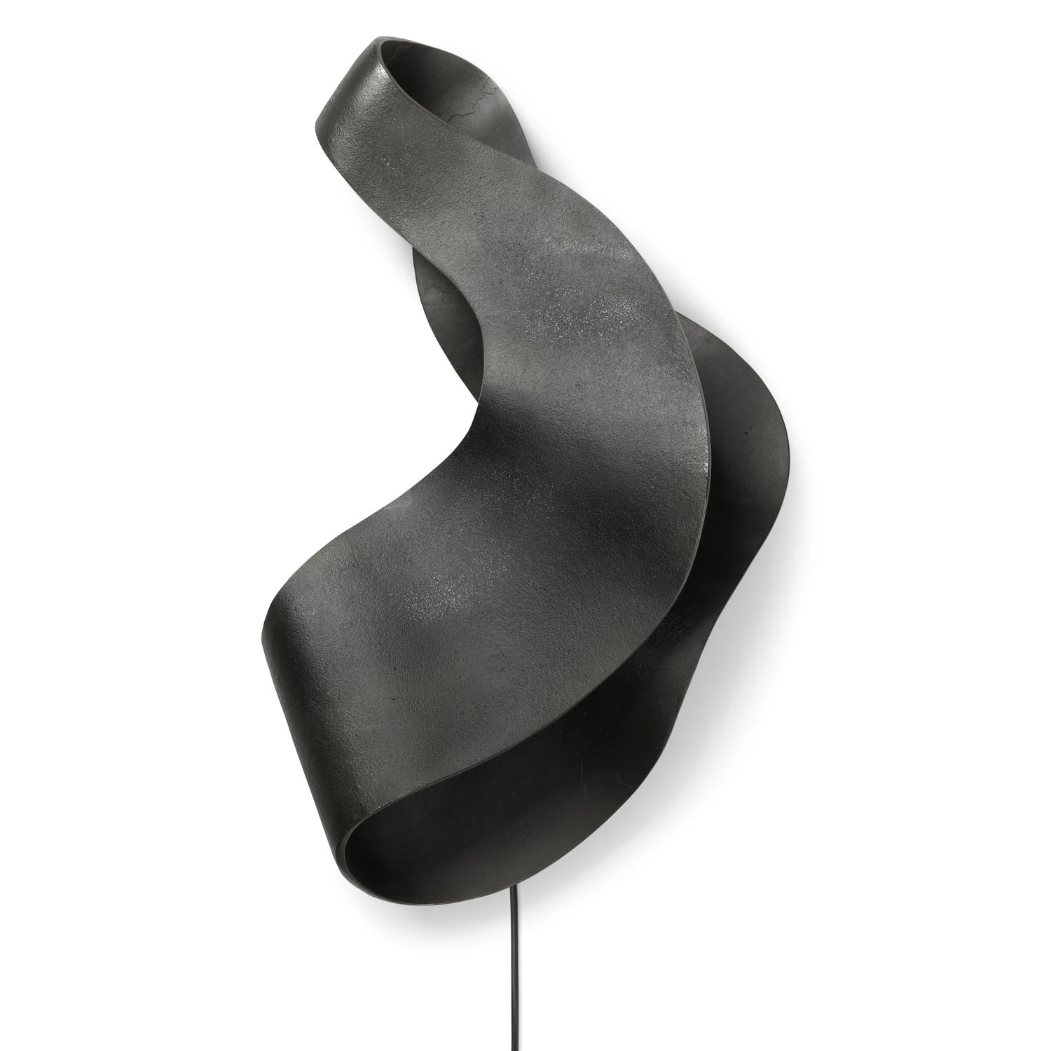Ferm Living Oyster V&auml;gglampa - V&auml;gglampor Gjuten Aluminium Svart