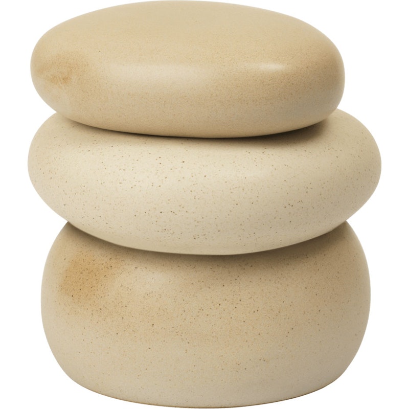 Pebble Ask Cream / Sand, 14,7 cm