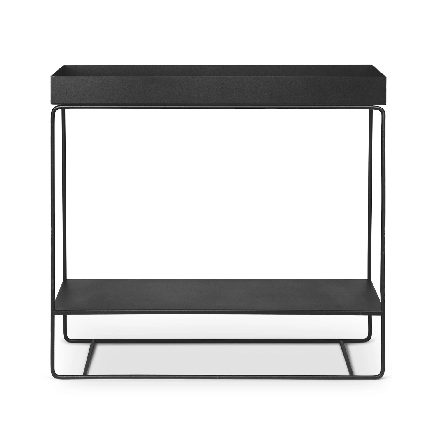 Ferm Living Plant Box Blomhylla - Krukor Pulverlackerad Metall Svart