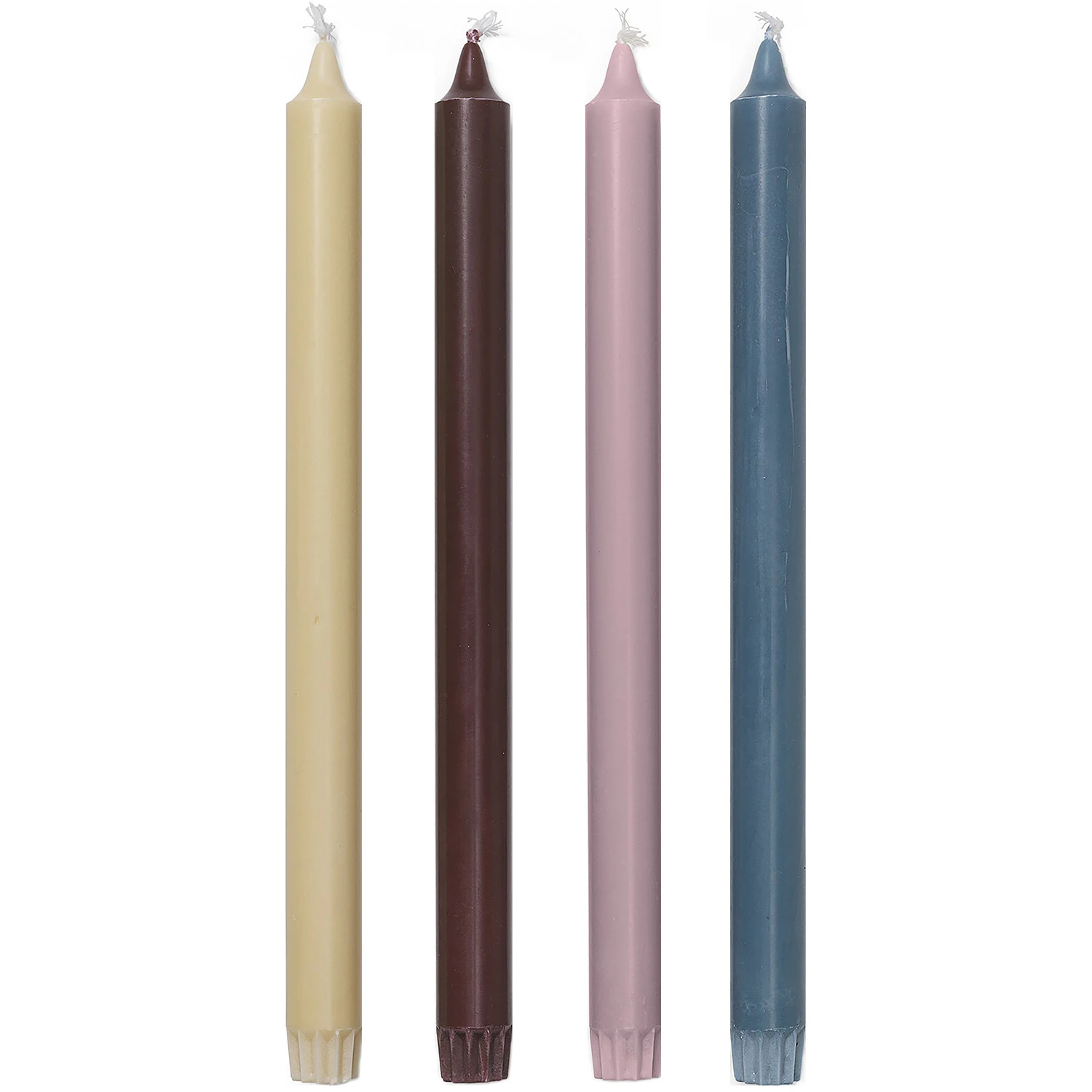 Ferm Living Pure Ljus 30 Cm 4-pack - Ljus Stearin Whimsical Blend