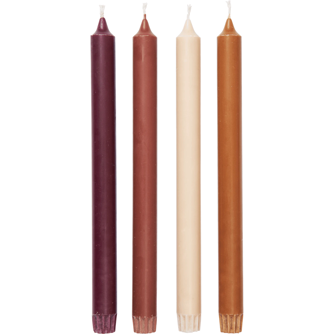 Ferm Living Pure Ljus 30 Cm 4-pack Roseate Blend - Ljus Stearin