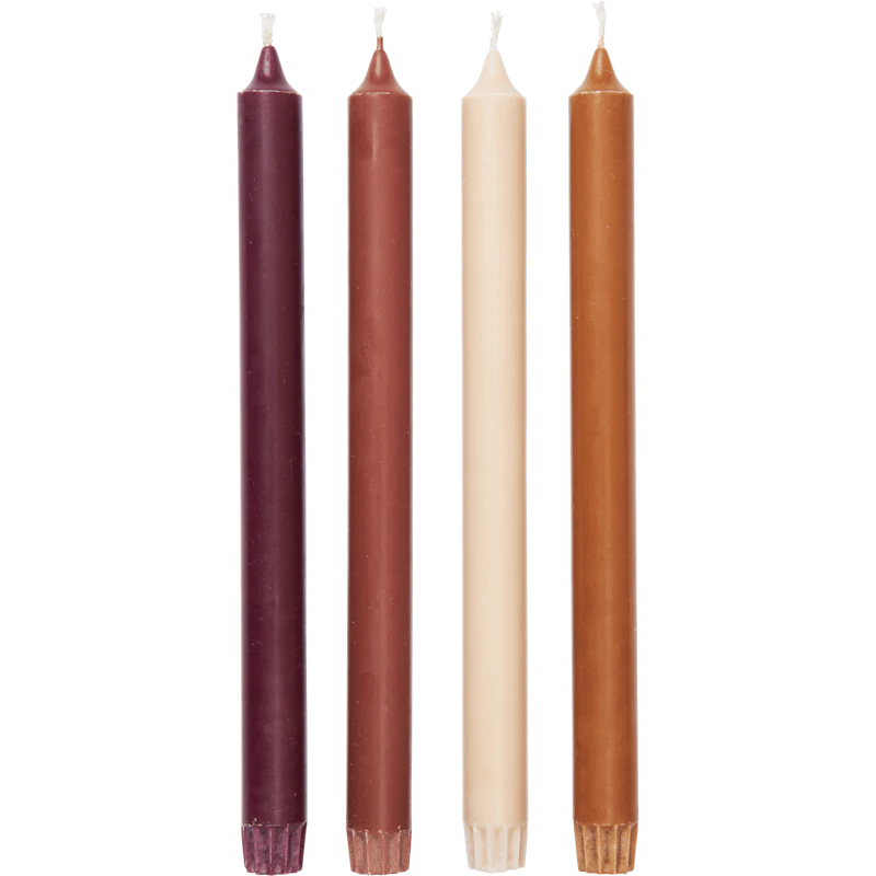 Pure Ljus 30 cm 4-pack, Roseate Blend