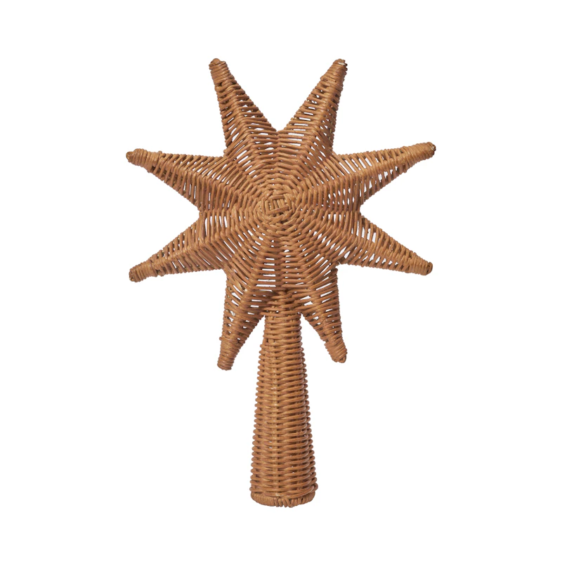 Rattan Julgransdekoration