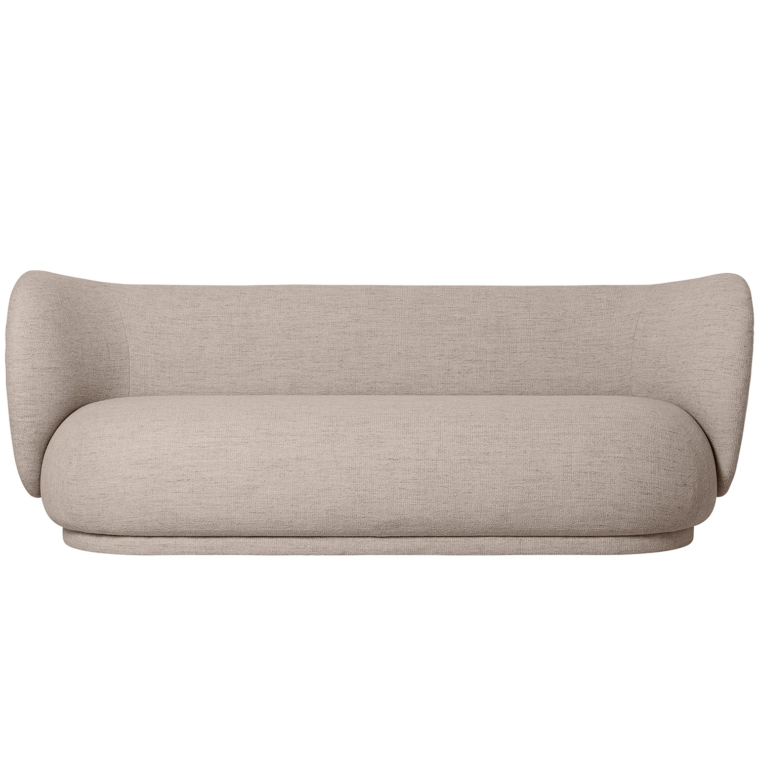 Ferm Living Rico Boucle 3-sitssoffa - 3-sitssoffor Boucl&eacute; Sand