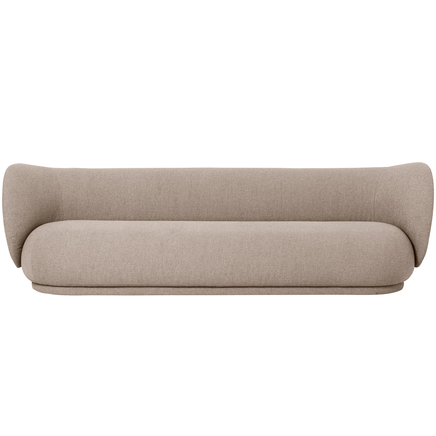 Ferm Living Rico Boucle 4-sitssoffa - 4-sitssoffor + Boucl&eacute; Sand
