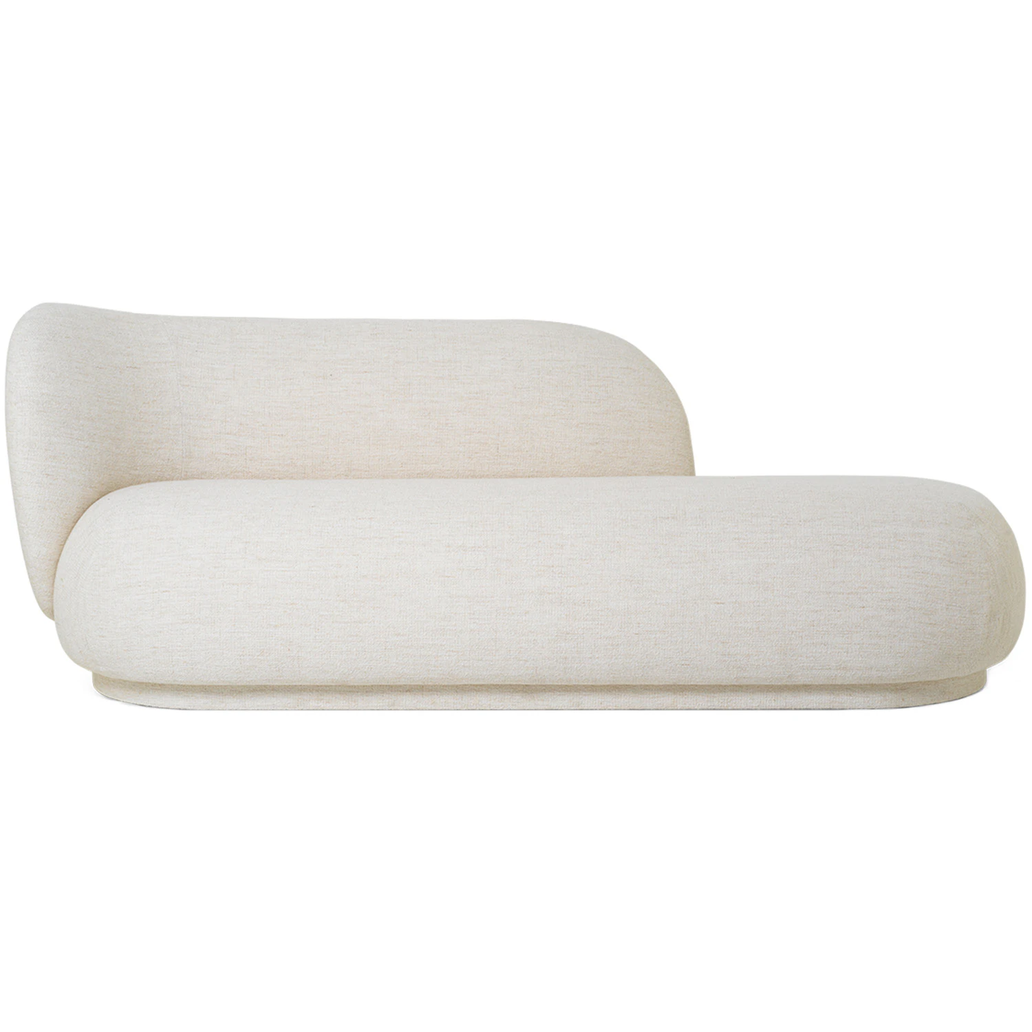 Ferm Living Rico Boucle Divan V&auml;nster - H&ouml;rnsoffor & Divansoffor Boucl&eacute; Off-White