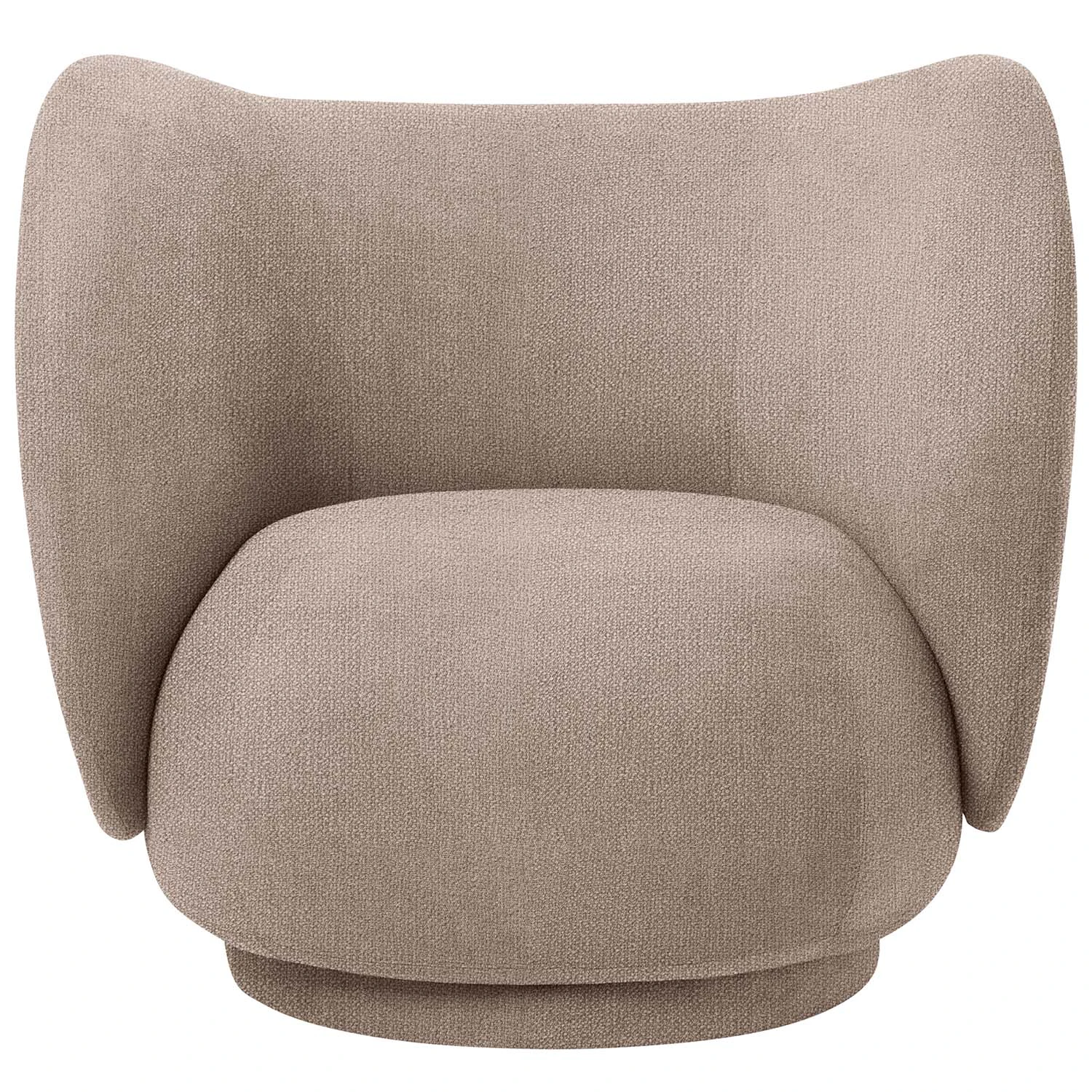 Ferm Living Rico Boucle Loungestol - Boucl&eacute; Sand