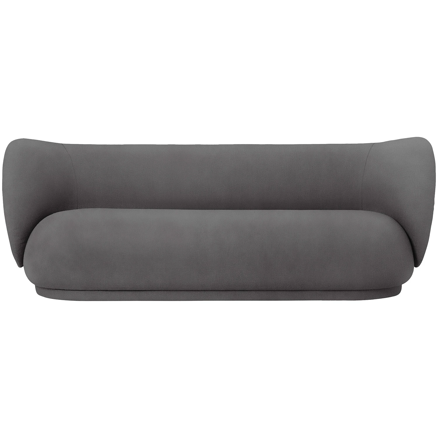 Ferm Living Rico Brushed 4-sitssoffa - 4-sitssoffor + Polyester Varmgr&aring;