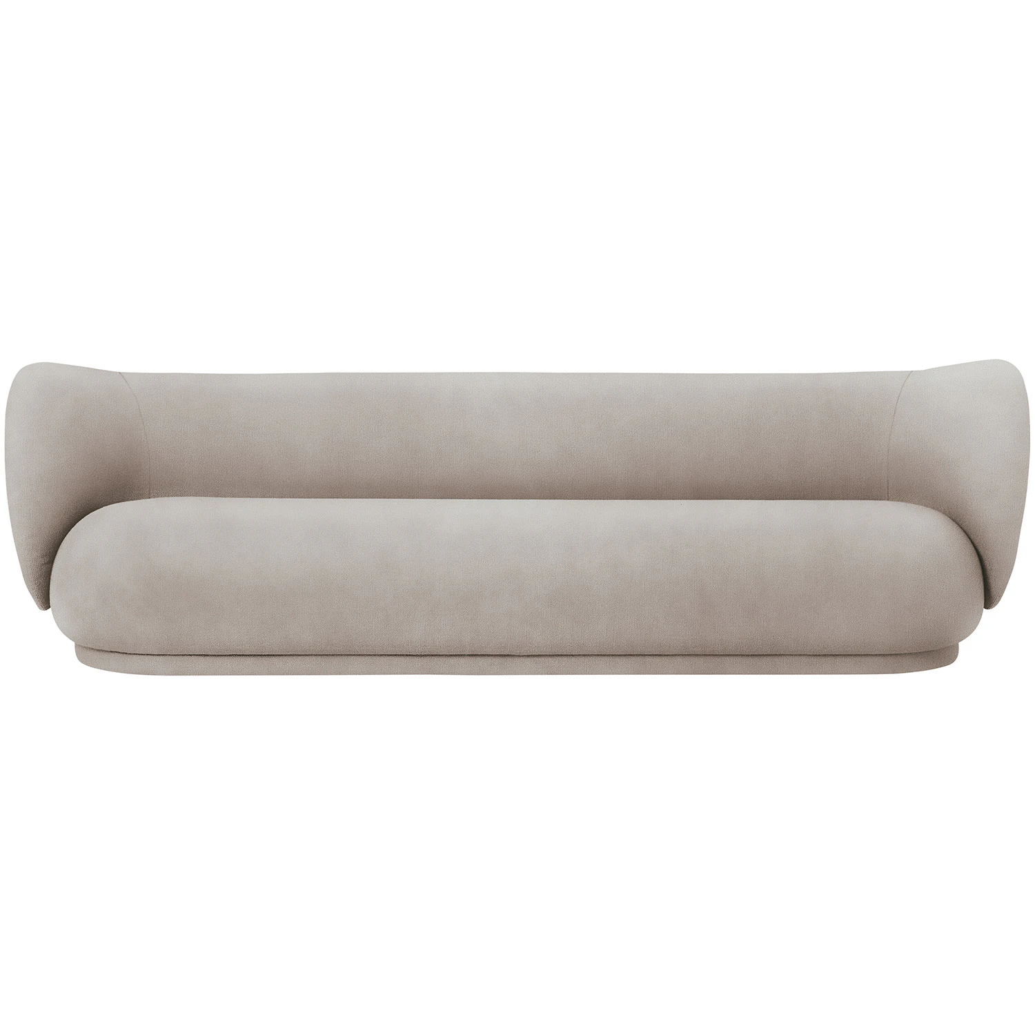 ferm living rico brushed 4-sitssoffa - 4-sitssoffor + polyester sand
