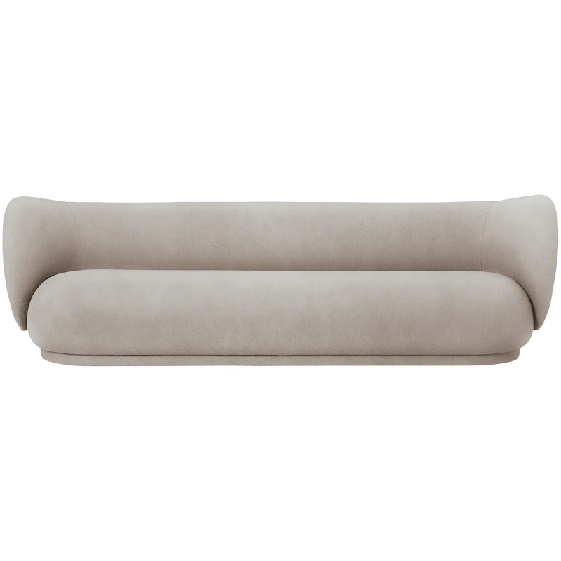 Rico Brushed 4-Sitssoffa, Sand