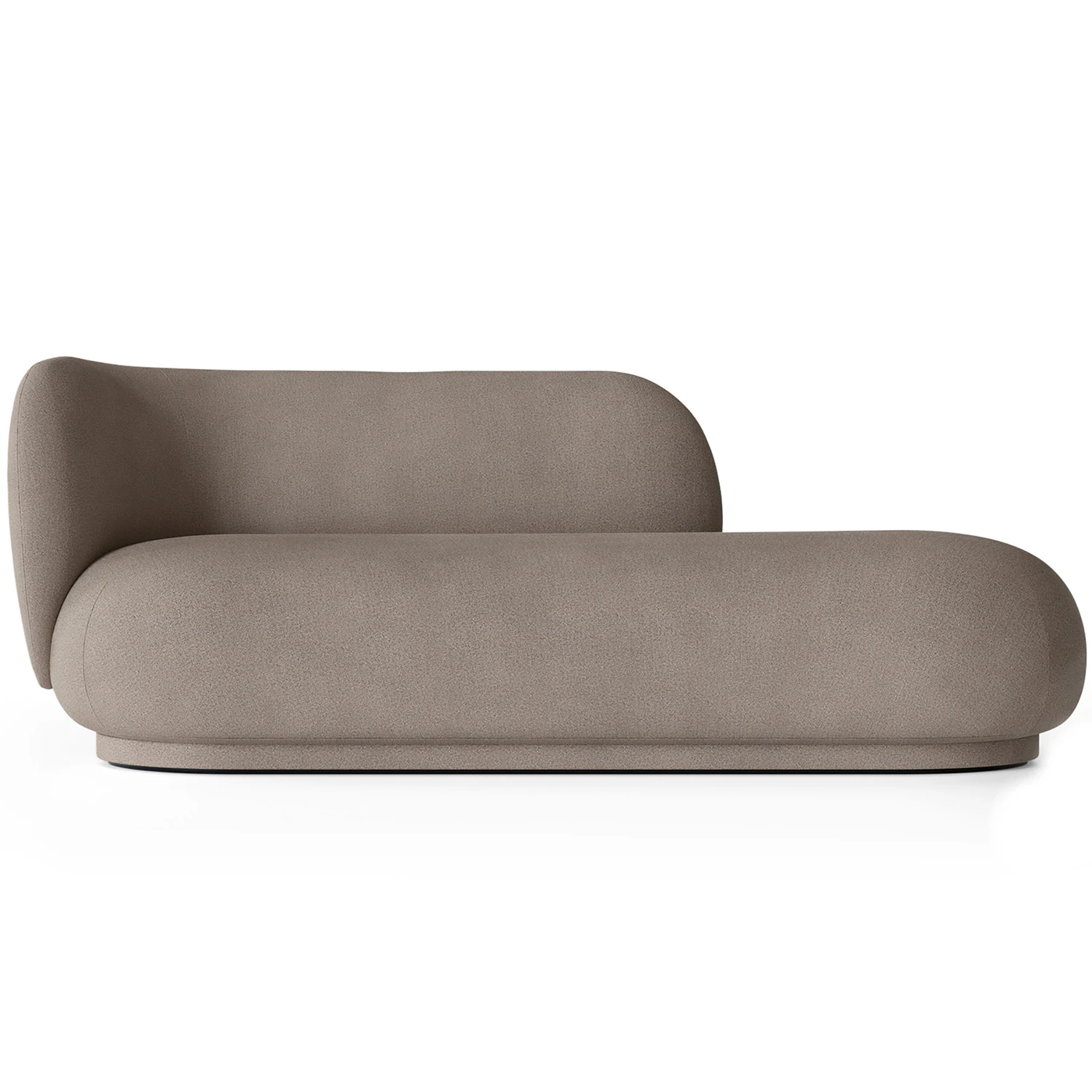 Ferm Living Rico Brushed Divan V&auml;nster - H&ouml;rnsoffor & Divansoffor Polyester Varmgr&aring;