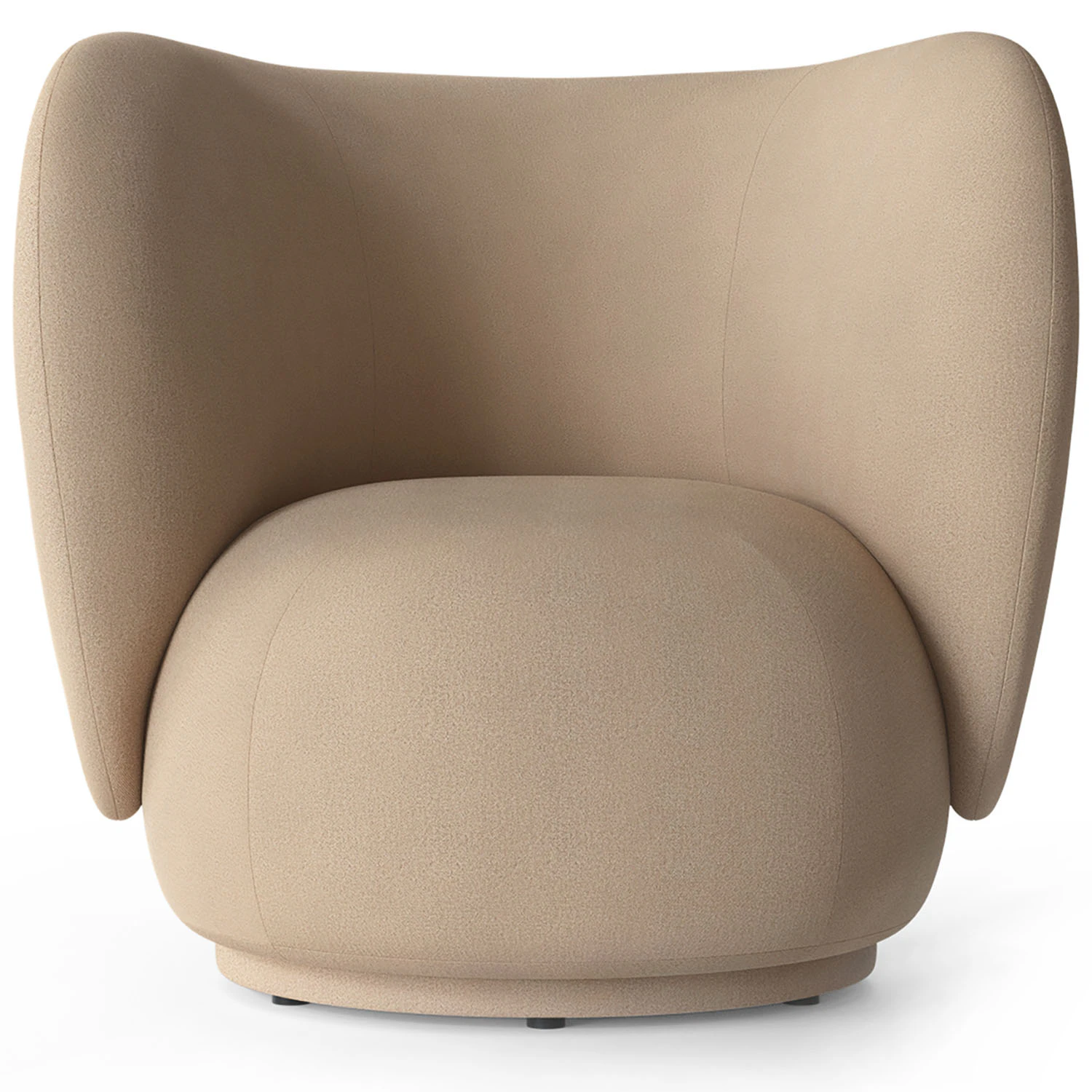 Ferm Living Rico Brushed Loungestol - Boucl&eacute; Sand