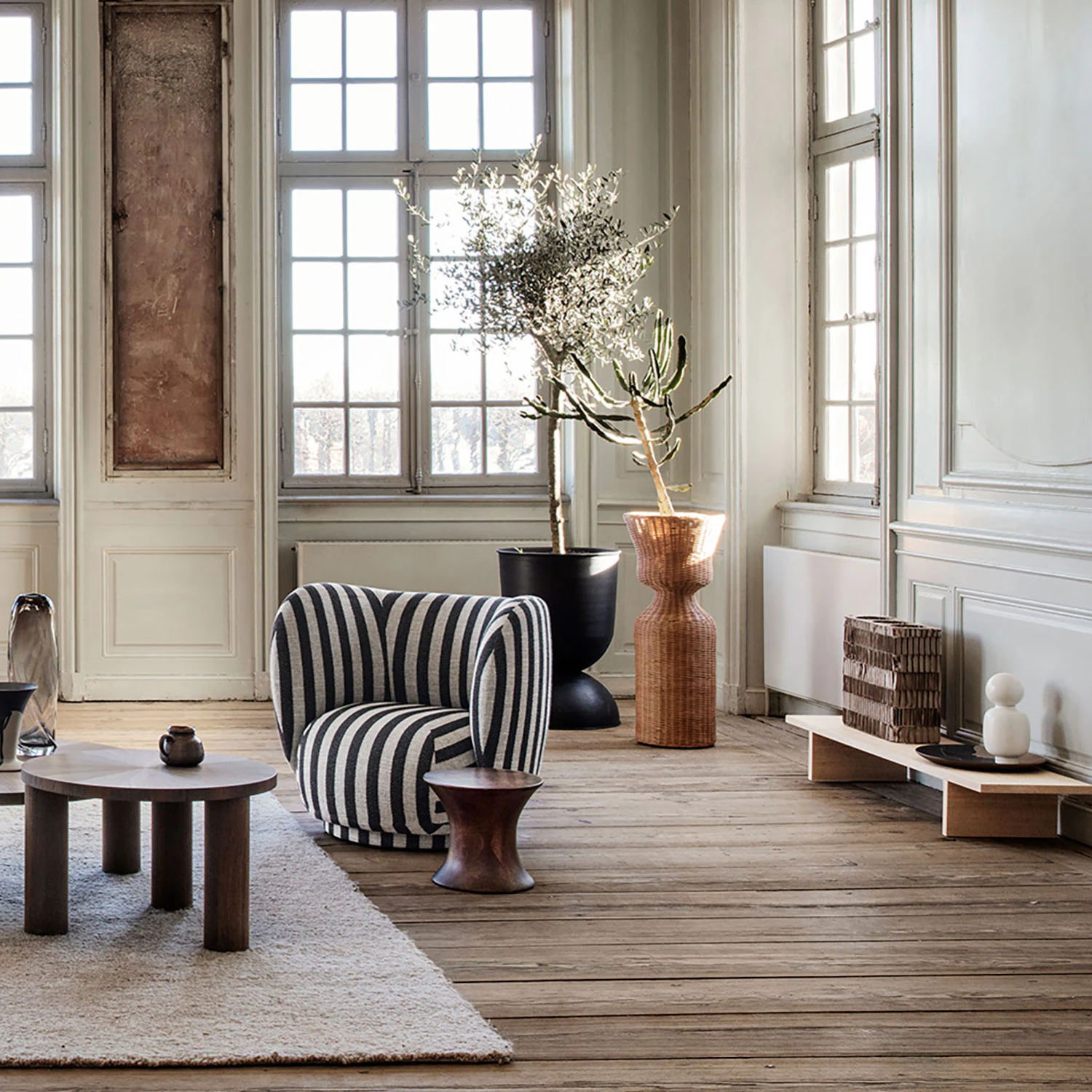 Ferm Living Rico Loungefåtölj Louisiana Sand /, svart från Ferm Living, bild 3