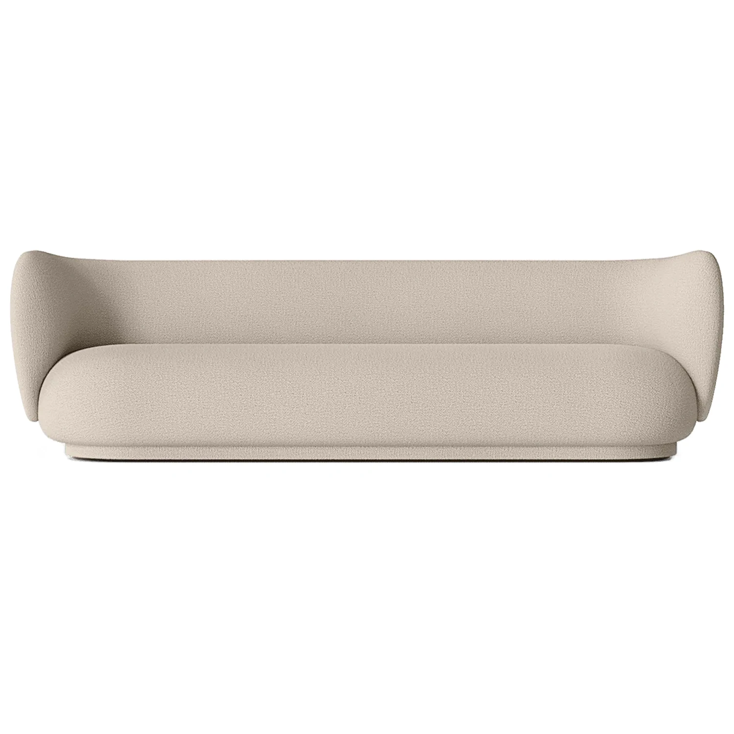 Ferm Living Rico Wool Boucle 4-sitssoffa Natur - 4-sitssoffor + Ullboucl&eacute; Natural