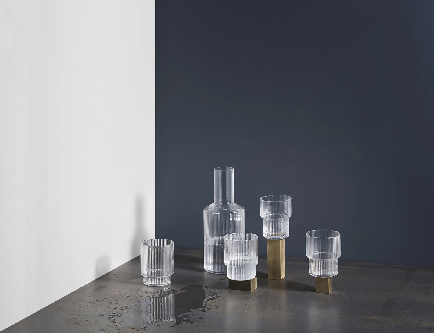 Ferm Living Ripple Glas 4-pack, klar från Ferm Living, bild 4