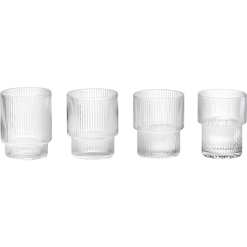 Ripple Glas 4-pack 6 cl, Klar