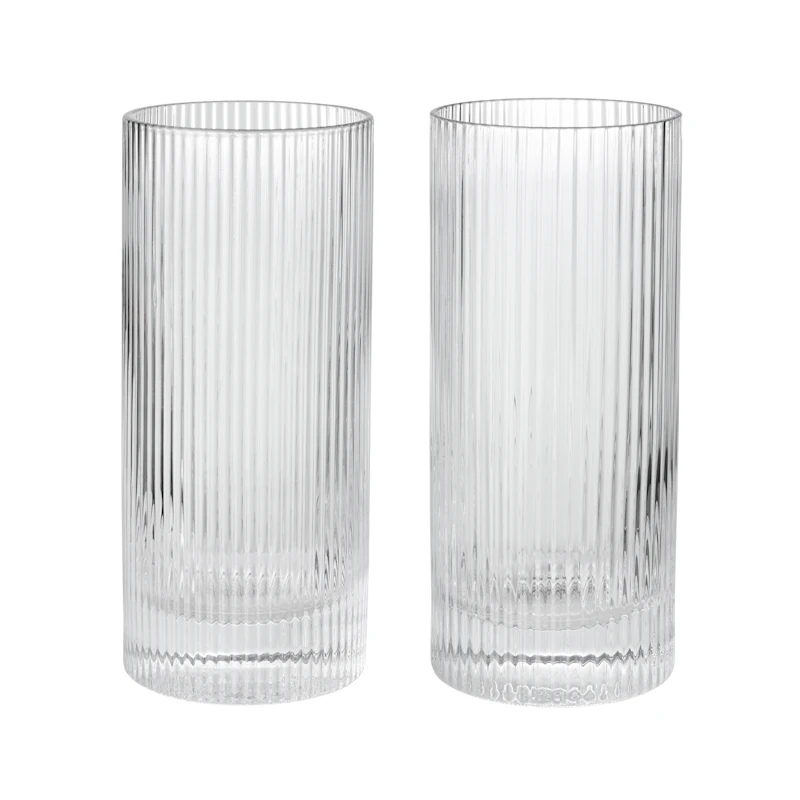 Ripple Highballglas 2-pack, Klar