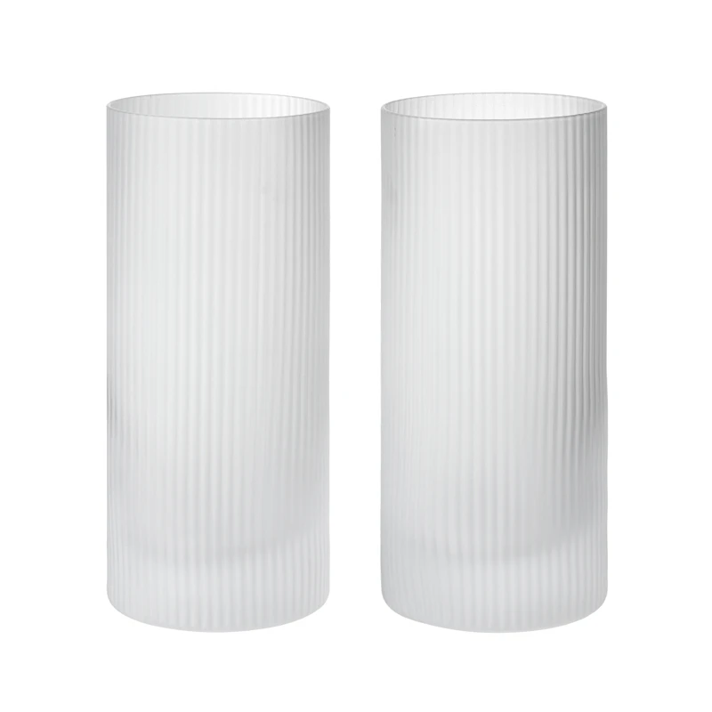 Ripple Highballglas 2-pack, Frosted