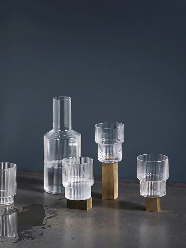 Ferm Living Ripple Karaff 1 L, klar från Ferm Living, bild 4