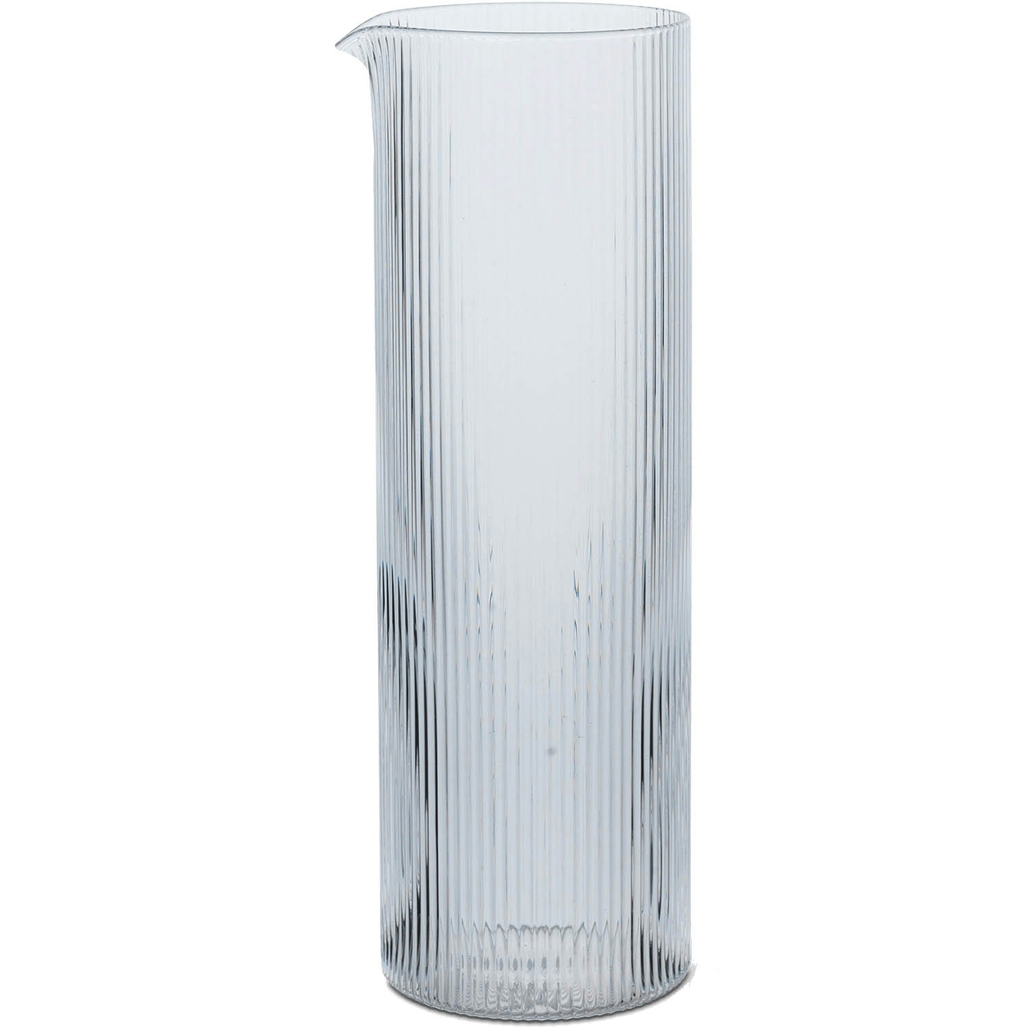 Ferm Living Ripple Karaff H25.5 Cm - Vattenkaraffer & Vattenkannor Glas Klar