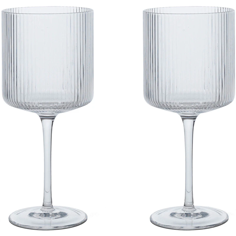 Ripple Rödvinsglas 2-pack, Klar