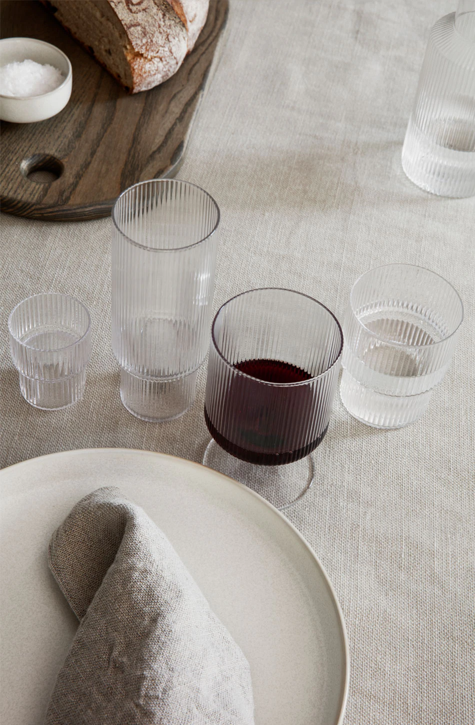 Ferm Living Ripple Vin 2-pack, klar från Ferm Living, bild 4