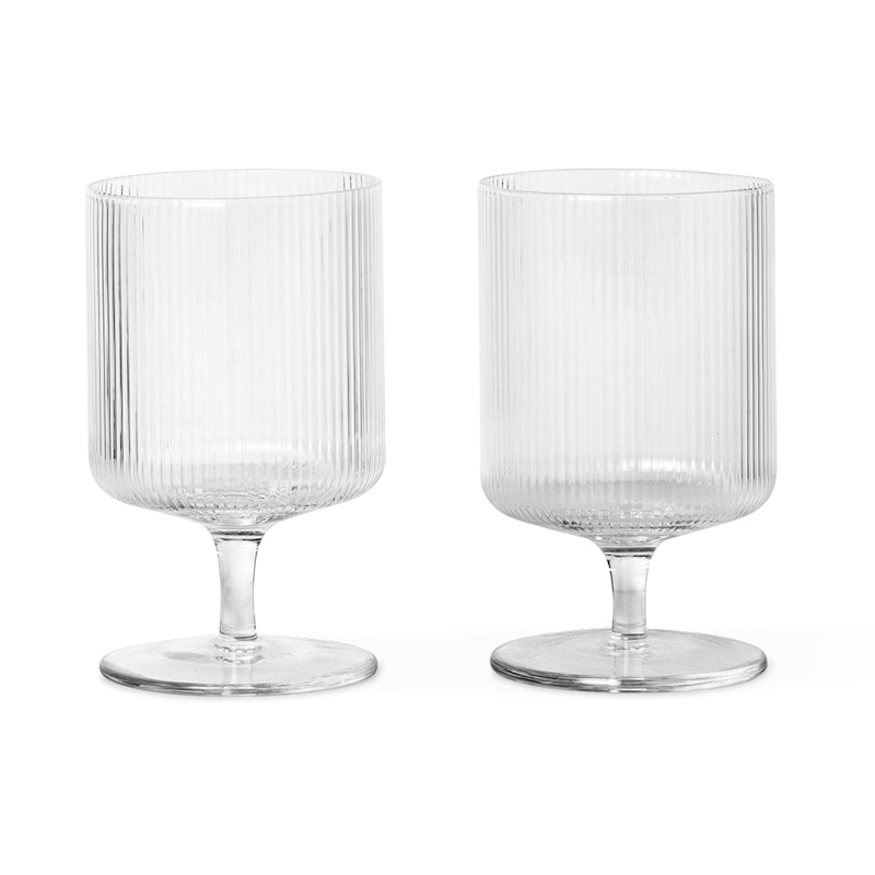 Ripple Wine Glass 2 pcs. Vinglas 2-pack Klar