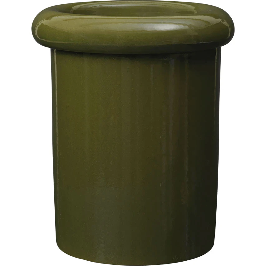 Ferm Living Rollo Kruka 36 Cm - Krukor Terrakotta Mossgrön