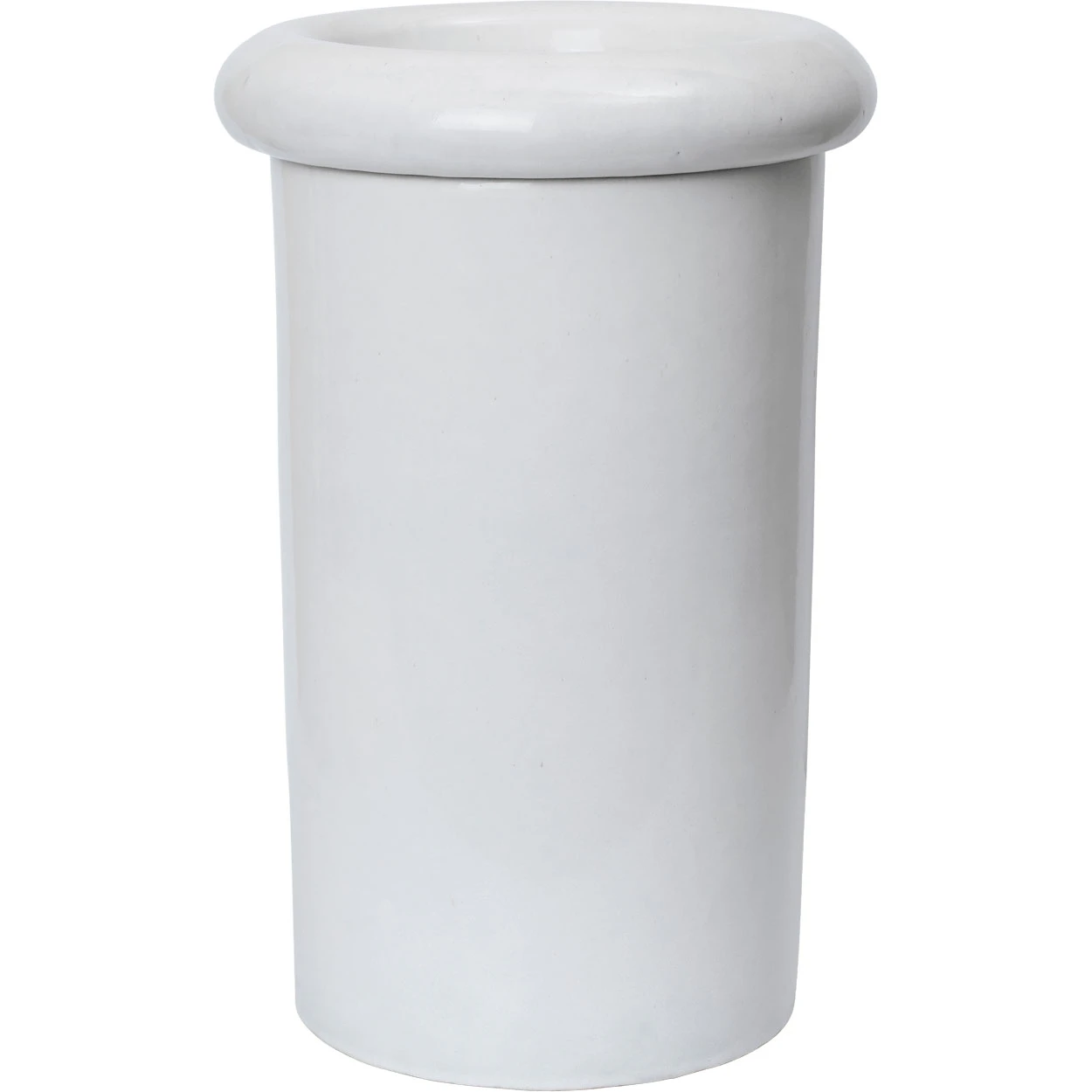 Ferm Living Rollo Kruka 46 Cm - Krukor Terrakotta Vit