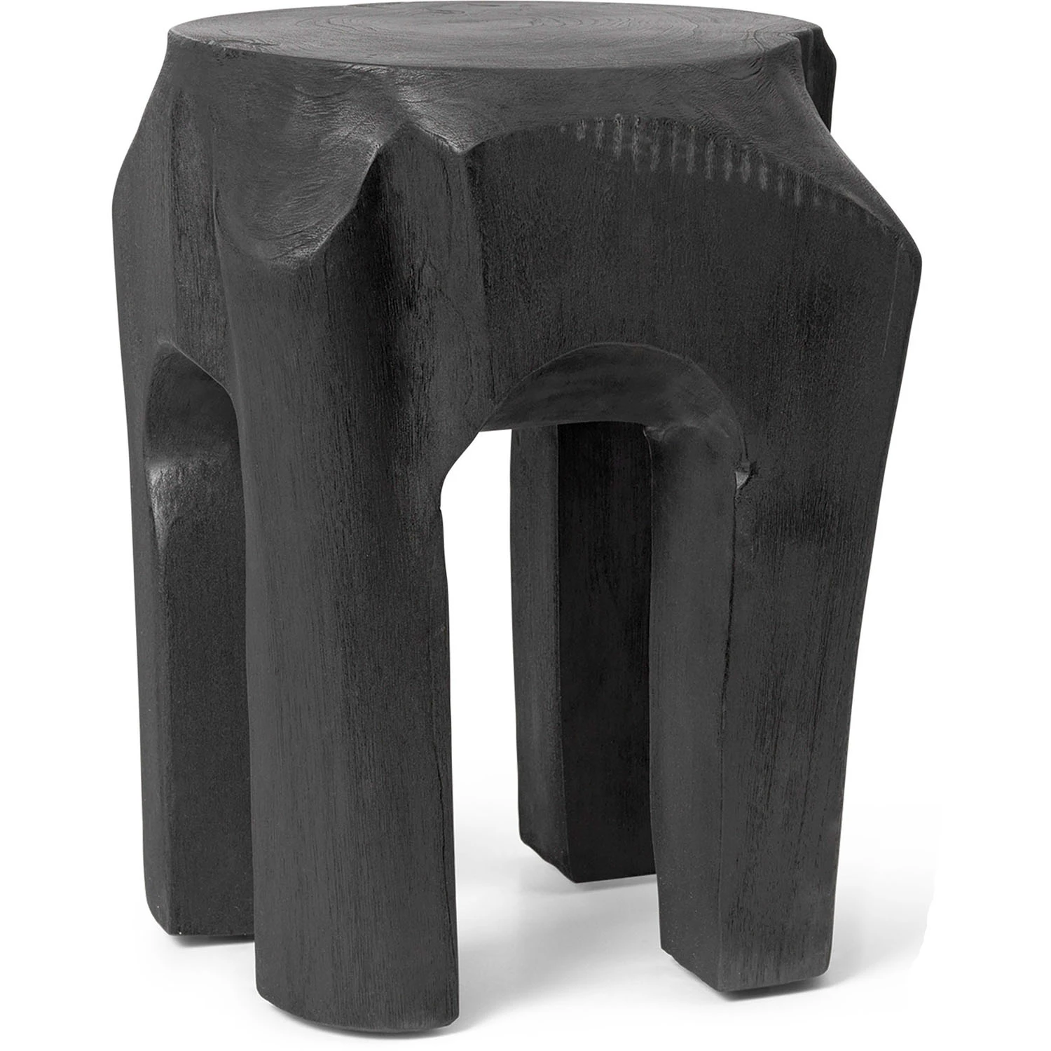 Ferm Living Root Pall - Pallar Teak Svart