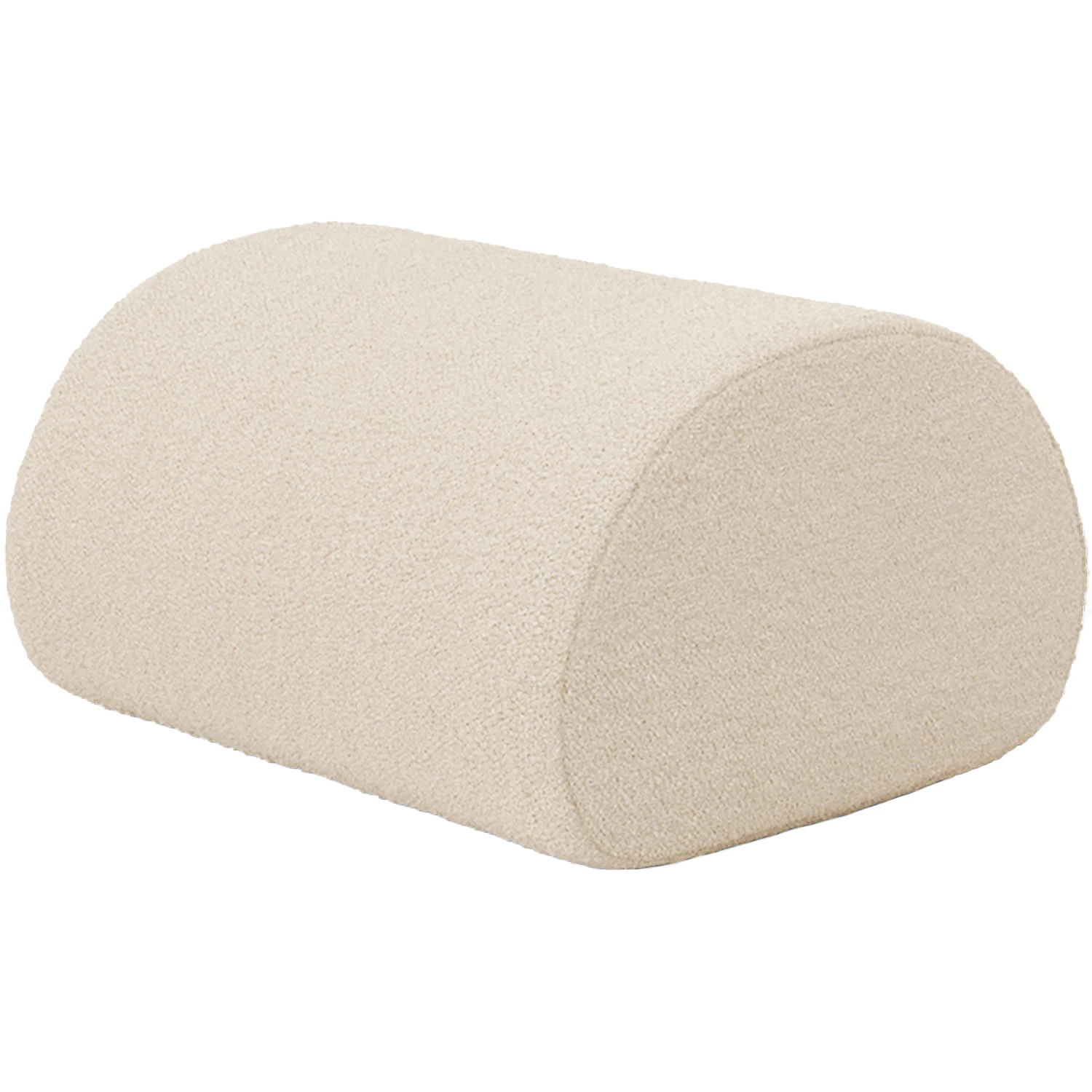 Ferm Living Rouli Sittpuff / Fotpall - Fotpallar Boucl&eacute; Off-White