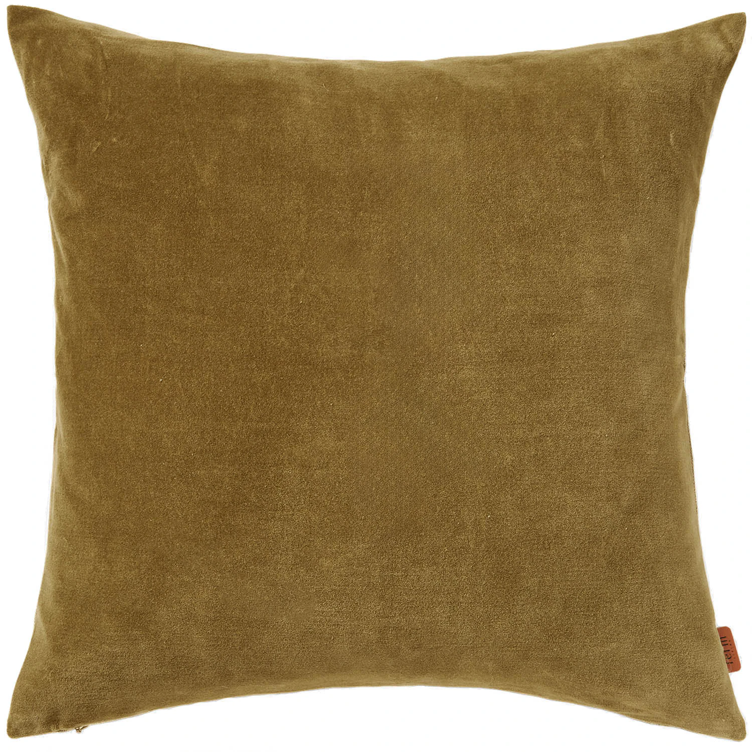 Ferm Living Senti Cushion Prydnadskudde 50x50 Cm - Prydnadskuddar & Fodral Linne Khaki
