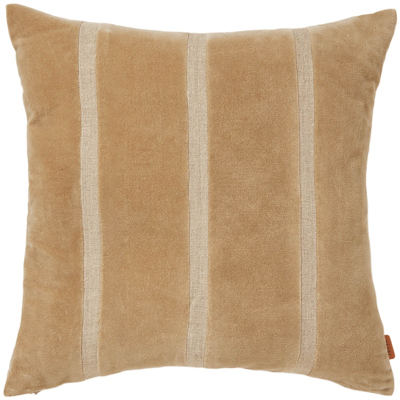 Senti Stripe Kuddfodral 50x50 cm, Dark Sand