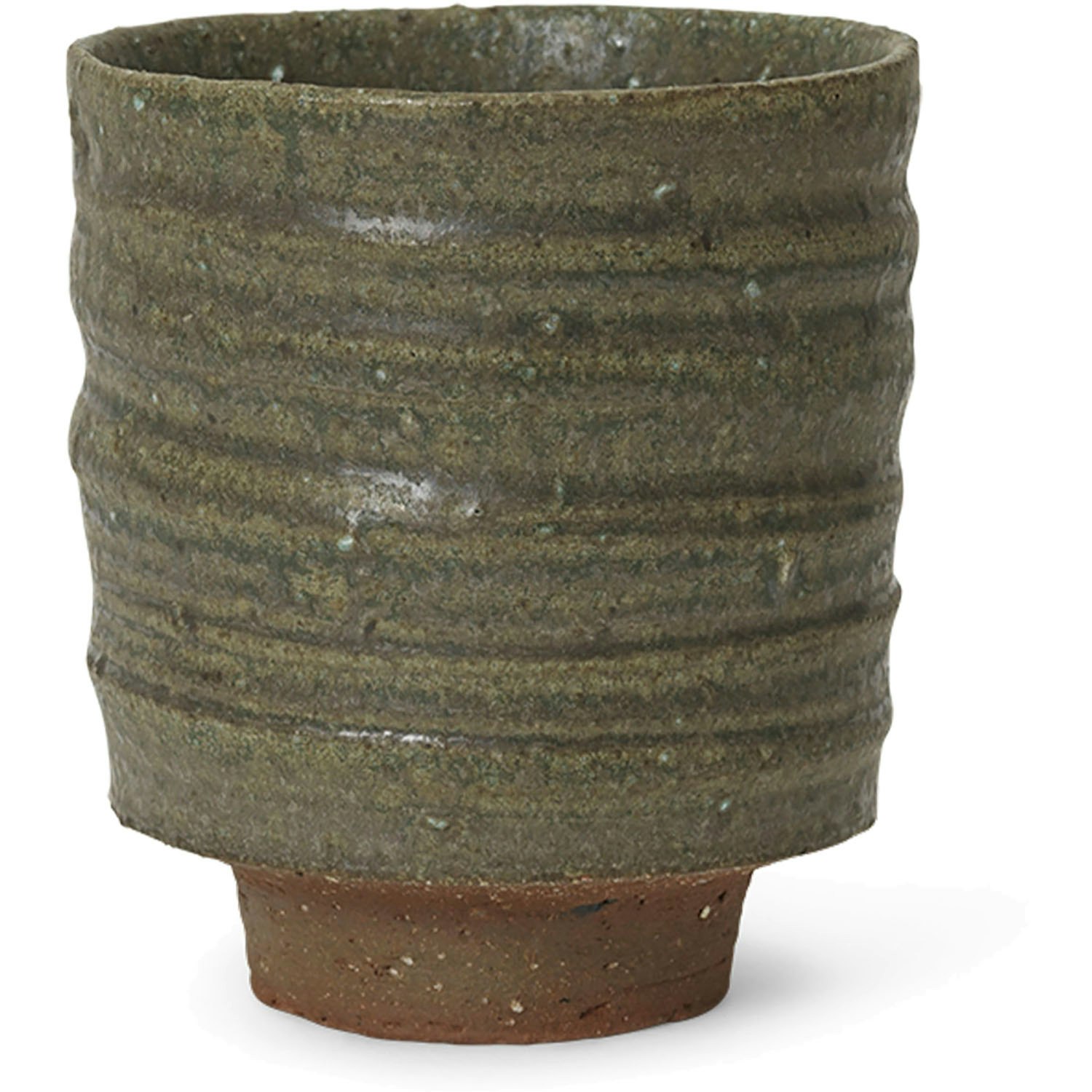 Ferm Living Serena Kopp - Kaffekoppar Stengods Gr&ouml;n