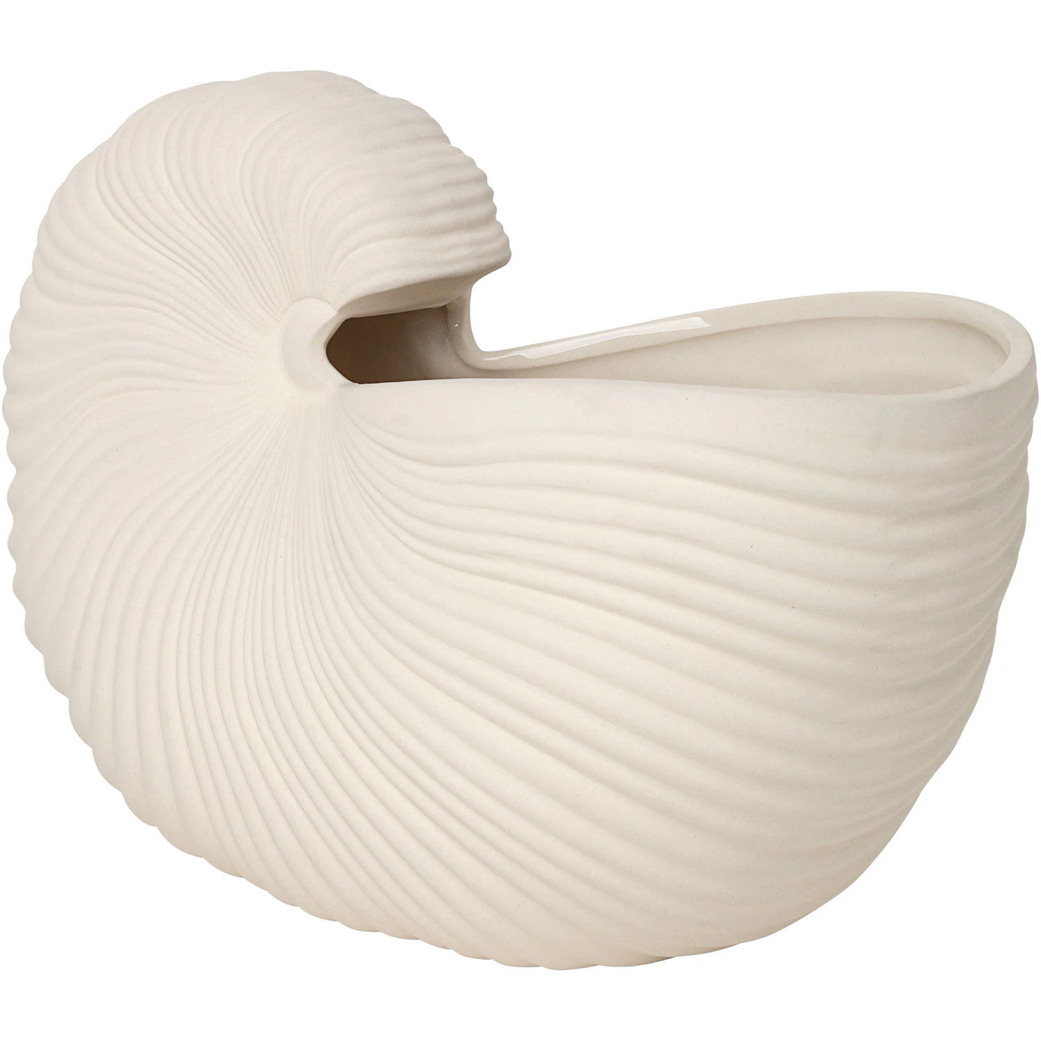 Ferm Living Shell Kruka Off White - Krukor Stengods Off-White