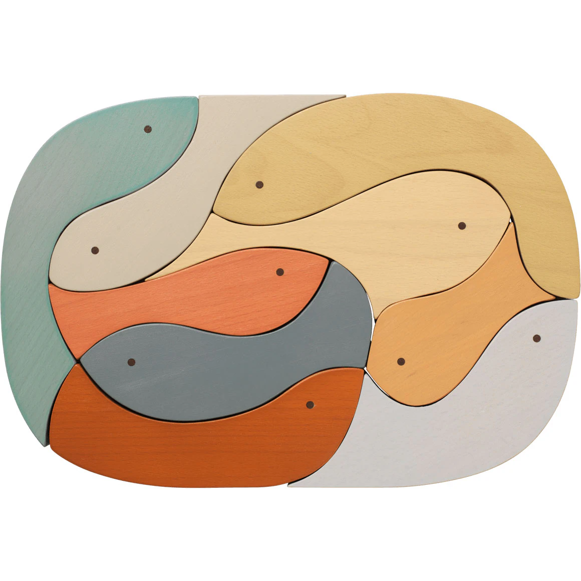 Ferm Living Shoal Pussel - Leksaker Ask Multi