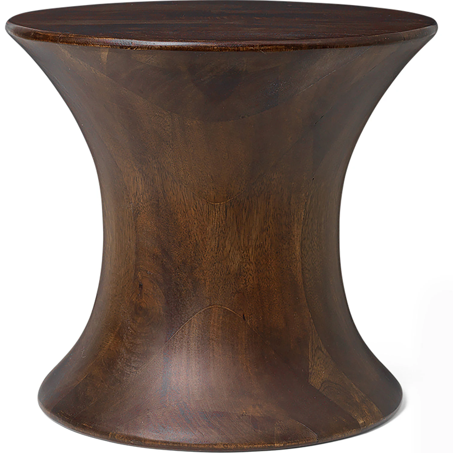 Ferm Living Spin Pall 33,5x30 Cm - Sidobord & Avlastningsbord Mangotr&auml; Brun