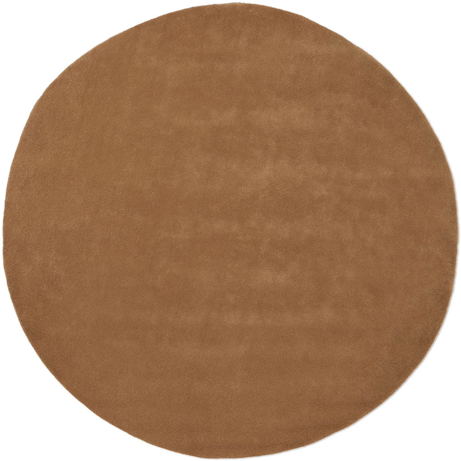 Ferm Living Stille Tufted Matta Ø240 Cm - Ullmattor Bomull Toffee